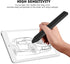 Flat Stylus, Universal Replacement Flat Capacitive Touch Screen Stylus Pen for iPhone//BlackBerry(Black)......