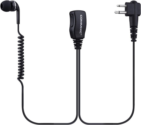 2-Pack Walkie Talkie Earpiece, 2.5mm/3.5mm 2-Pin in-Ear Walkie Talkie Headset with PTT Mic, Compatible with Motorola Two-Way Radios......