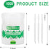 BrushPicks Interdental Toothpicks, Soft Interdental Brushes and Dental Floss Picks 2-in-1, Teeth Plaque Remover 1000 Toothpicks, 2 Pack...
