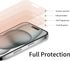 2 Pack Privacy Screen Protector for iPhone 15/14 Pro Gradient Soft Film for iPhone 14Pro Anti-Spy, Anti-Blue Light, Eye Protection, Anti-Fingerpri...