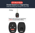 2pcs Compatible with Honda Accord Accord Crosstour CR-V Civic Element Pilot Fit Odyssey TL TSX ZDX Ridgeline Clarity Black Key Fob Cover Case Key ...