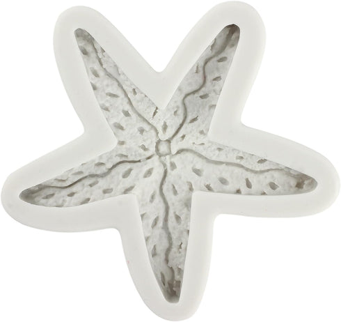 Starfish Silicone Fondant Mold Marine Theme Cake Molds For Sugar Cake Decorating Cupcake Topper Candy Chocolate Gum Paste Polymer Clay...