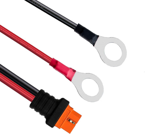 XT60i to O Ring Terminal Cable?More Than 8A?10AWG Extension Cable XT60i Female to O Ring Connector XT60i-f Compatible with Lipo Batterie (1.5M/5FT...