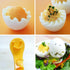 4 PACK Fancy Cut Eggs Cutters, Fancy Cooked Eggs Cutter Multi-functional Household Egg Cut Flower Shaper, Exquisite Kitchen Accessories, Easy to C...