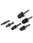 QWORK HVAC Repair Kit Air Conditioner Copper Pipe Expander Expansion Tool Manual Copper Tube Expander Drill Bit Soft Copper Pipe Tool Drill Bit Co...