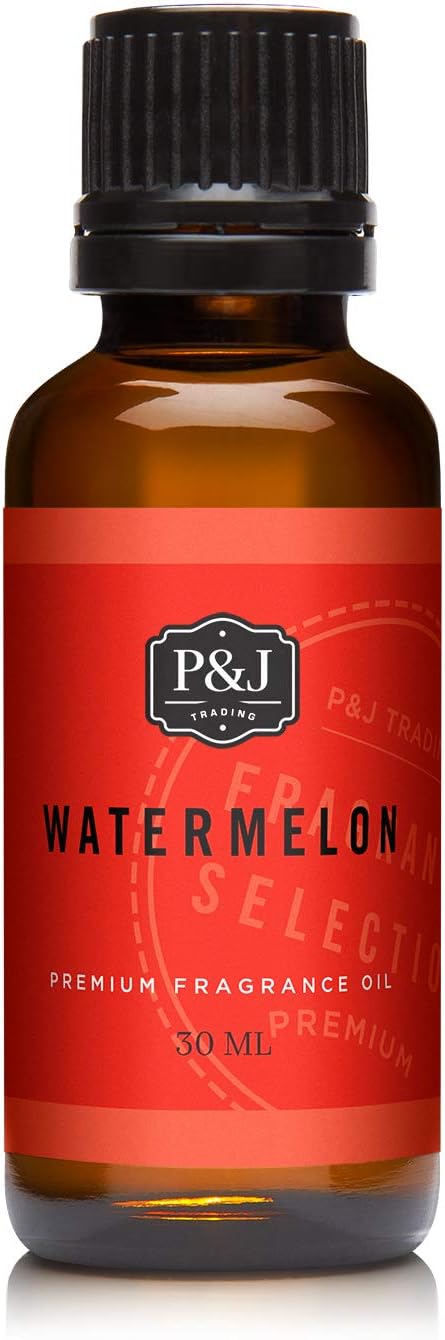 P&J Trading Fragrance Oil | Watermelon Oil 30ml - Candle Scents for Candle Making, Freshie Scents, Soap Making Supplies, Diffuser Oil Scents...