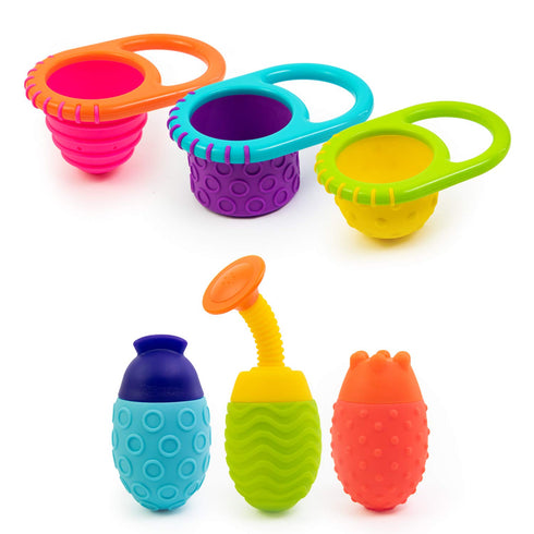 Sassy Flex N Fill Cups & Ez Squeezies 6pc...
