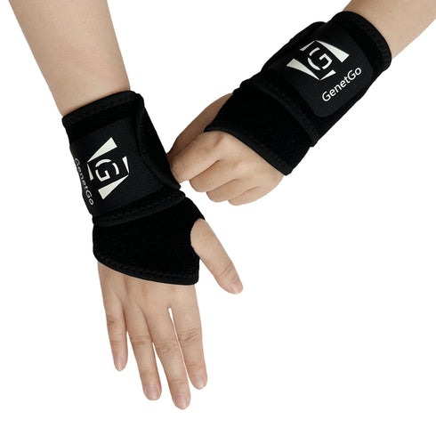 2 Pack Wrist Brace For Arthritis Pain and Support For Carpal Tunnel Relief,Tendonitis,Pain Relief-Adjustable?Wrist Brace Left or Right Hand - Fits...