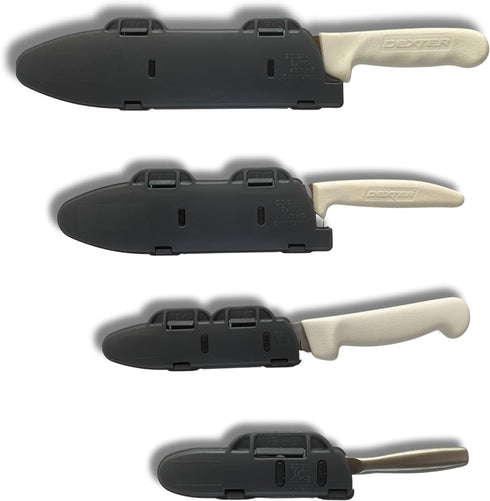 BladeGuard Knife Blade Cover Non-Slip Dishwasher Safe Sheath 10in Grey...
