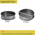 GBYAN Springform Pan Protector for 8 inch, 8.5 inch Springform Pan Round Cheesecake Water bath Pan Silicone Baking Pan Accessories Preventing Wate...
