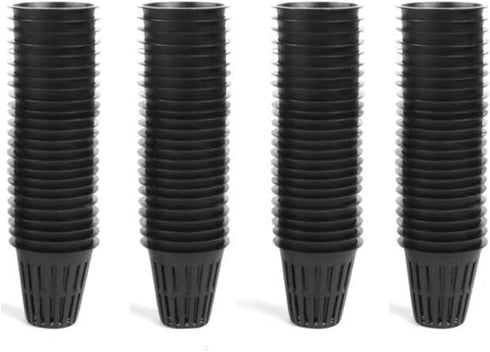 100PCS 2 Inch Garden Slotted Mesh Net Cups, Round Heavy Duty Net Cups Pots for, Hydroponics Slotted Mesh…...