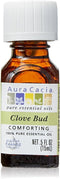 Aura Cacia 100% Pure Clove Bud Essential Oil | GC/MS Tested for Purity | 15 ml (0.5 fl. oz.) | Syzygium aromaticum...