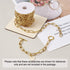 Pandahall 16.4 Feet 304 Stainless Steel Paperclip Chains Necklace Golden Plated 17x7x1.6mm Unwelded Strong Oval Cable Chains Links with Spool for ...