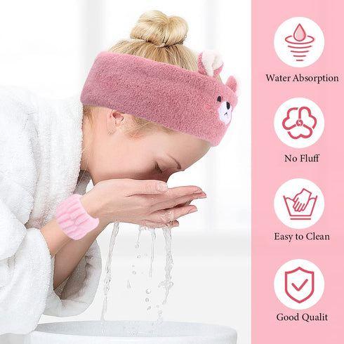 9 Pack Spa Headband for Washing Face, Women Makeup Headbands for Skincare, Makeup Removal, Face Wash, Yoga, Shower Hair Accessory, Spa Headband an...