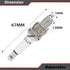 A7TC Spark Plug Fit for GY6 50 cc 70cc 90 cc 110cc 125 cc 150cc ATVs Dirt Bikes Go Karts Scooters Quad 4 Wheeler Pit Bike Dune Buggy Sandrail Mope...