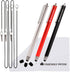 The Friendly Swede High Precision Stylus Pens for Touch Screens, 3pcs 5.5" Stylus Pen for iPad with Replaceable Thin-Tip, Incl. Replacement Tips, ...