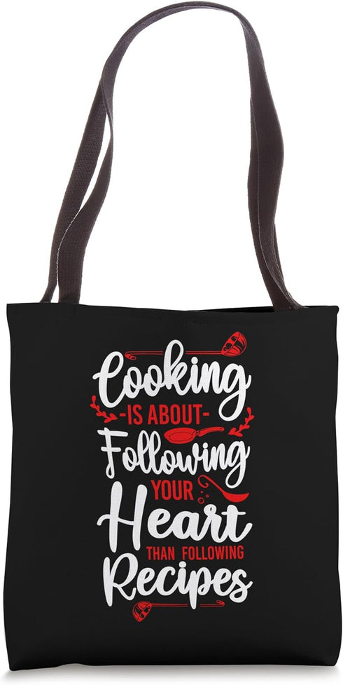 Cooking Cook Recipe Kitchen Chef Tote Bag...