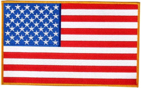 Hot Leathers PPA1222 American Flag Patch (5" Width x 3" Height), Red...