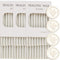 Wax Seal Sticks, ONWINPOR 60pcs Glue Gun Wax Sealing Sticks for Wax Seal Stamp, Glue Gun Wax Sticks Great for Letter Sealing (60, Pearl White)...