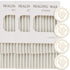 Wax Seal Sticks, ONWINPOR 60pcs Glue Gun Wax Sealing Sticks for Wax Seal Stamp, Glue Gun Wax Sticks Great for Letter Sealing (60, Pearl White)...