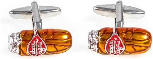 Cuban Cigar Pair Cufflinks in a Presentation Gift Box & Polishing Cloth...