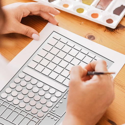 Journal Metal Stencils Dot Planner Stencils Week Bullet Calendars Stencil Notebook Diary Scrapbook Drawing Template Stainless Steel Stencils 4x7" ...