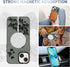 Compatible iPhone 13 6.1 "2021 Black Butterflies Magnetic Phone Case,Soft TPU Bumper Translucent Magnetic Matte Phone Case Cute Butterfly Print Pa...