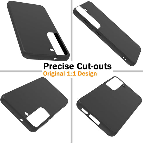 TENOC Phone Case for Samsung Galaxy S21+ Plus 5G, Black Case Anti-Fingerprint Protective Bumper Matte Cover...
