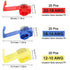 60PCS Solderless Quick Splice Snap Wire Connector, 22-10AWG Electrical Splice Wire Connectors(12-10 AWG Yellow 20Pcs, 18-14 AWG Blue 20Pcs, 22-18 ...