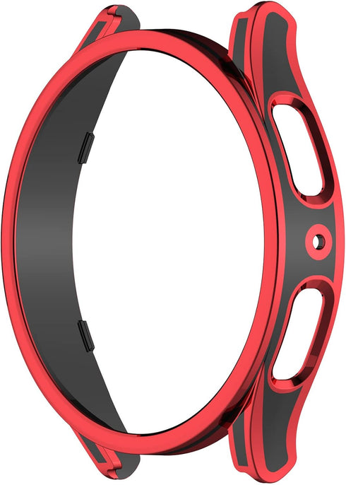 Smartwatch Full Coverage PC Protective Case Cover with Tempered Glass Screen Protector Compatible with Samsung Watch 5 Pro 45mm, Soft and Durable(...