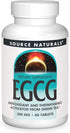 Source Naturals EGCG, Antioxidant and Thermogenic Activator from Green Tea, 350mg - 60 Tablets...