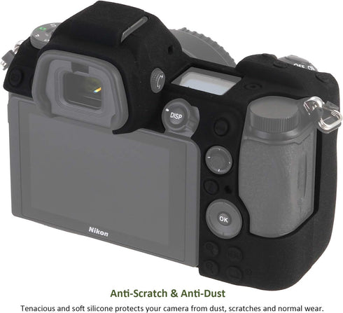 Camera Case Compatible with Nikon Z6 Z7 Z6 II Z7 II Digital Camera, Anti-Scratch Soft Silicone Rubber Housing Case Shell Protective Camera Cover S...
