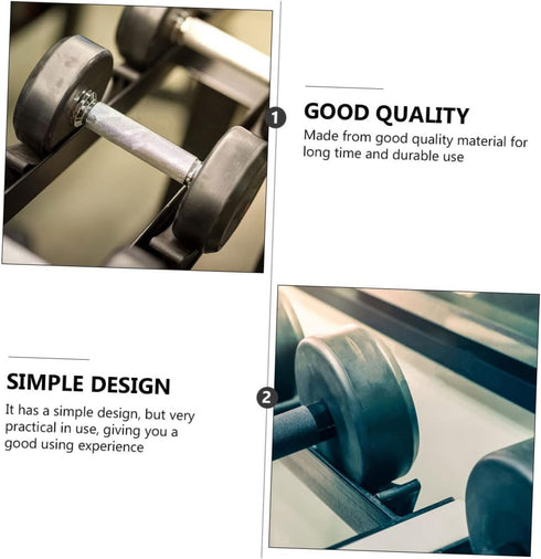 SUPVOX 4pcs Dumbbell Rack Storage Shelves Gym Equipment Wood Tray Dumbbell Organizer Wall Mounted Shelves for Storage Tree Holder Stand Workout To...