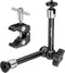 NEEWER 9.8"/25cm Adjustable Magic Arm with Super Clamp, 1/4" & 3/8" Threads, 1/4" Screws for Flash/LED Light/Microphone/Monitor, Compatible with S...