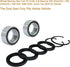 Wheel Bearing Fits for Honda FourTrax 300 4x4 1988-2000,Replaces # 91051-HC5-003 91051-HC5-004 2Pcs,Dust Seal (40X58X7) 2Pcs Oil Seal (38X50X7) 2P...