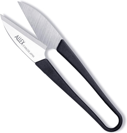 ALLEX Japanese Thread Snips for Sewing and Embroidery 4.1" (Medium), Made in JAPAN, Spring Loaded Small Thread Snippers Scissors, Black...