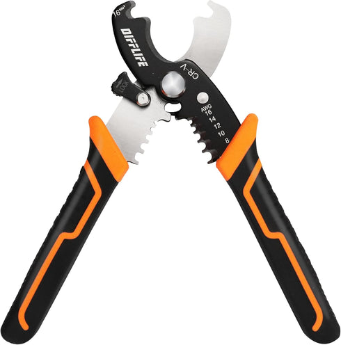 Multi Tool, Wire Stripper, Wire Cutters, Crimper Tool , Multi-Purpose Electrician Tool is 7-Inch Long multifunctional scissors...