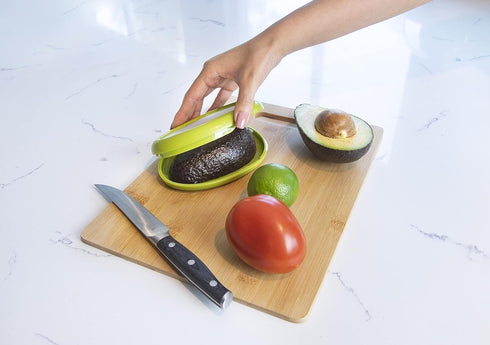 Joie Fresh Stretch Pod Avocado Storage Container, Silicone Food Saver, Keeps Leftover Produce Flavorful and Firm in Fridge, Reusable Kitchen Gadge...