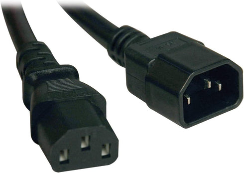 Tripp Lite Computer Power Extension Cord 13A, 16AWG (IEC-320-C14 to IEC-320-C13) 5-ft.(P004-005-13A)...