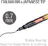 ZEYAR White and Black Acrylic Paint pen, Water Based, Set of 7, Extra Fine Point, Great for Rock Painting, Ceramic, Glass, Wood and smooth surface...