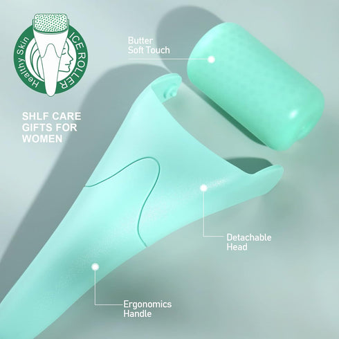 Teenitor Mint Green Ice Roller, Cold Face Roller, Ice Roller for Face & Eye Puffiness Relief, Ice Face Roller Skin Care Beauty Tools...