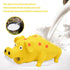 Pig Squeaky Dog Toy, 2 PCS Interactive Rubber Pig Dog Chew Toy - Durable Latex Spot Grunting Pig Dog Toys That Oink for Small Medium Large Dogs (O...