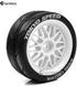 1/10 RC On Road Tires and Plastic Rally Wheels 12mm Hex Drift Tyres for 1:10 Scale Racing Touring Street Car Tamiya TT01 TT02 XV01 TA06 A959 14400...