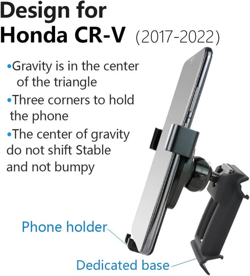 Car Phone Holder for 2017-2022 Honda CR-V CRV SUV Auto Accessories Navigation Bracket Interior Decoration Mobile Cell Phone Mount...