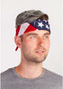 American Flag Bandana Scarf for Men Women Flag Scarf Neck Scarf Head Wrap PSWJ02...