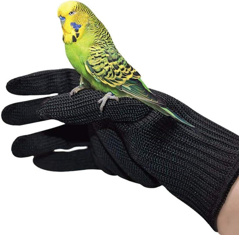 Bird Training Anti-Bite Gloves, Small Animal Handling Gloves, Chewing Protective Gloves for Small Animal Pet Squirrels Hamster Parrotlets Cockatie...