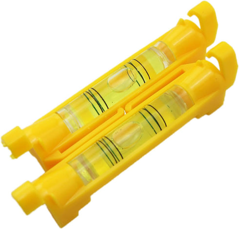 8PCS Mini Bubble Level 75x12.5mm Plastic Line Level Bubble Convenient Hanging Line Level Measurement Tool Suitable for Masonry Plumbing Drainage C...
