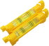 8PCS Mini Bubble Level 75x12.5mm Plastic Line Level Bubble Convenient Hanging Line Level Measurement Tool Suitable for Masonry Plumbing Drainage C...