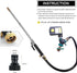 Power Washer Hydro Jet Power Cleaning Tool, Extra Long Extendable Garden Sprayer Wand, Gutter Cleaner, Pet Window Cleaning Tool (black)...