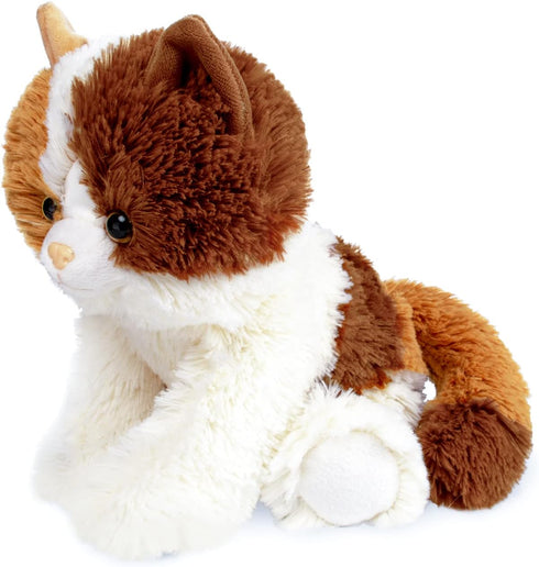 WEGEDU Tabby Kitten Cat Stuffed Animal - Calico Kitty Plush Toy for Kids and Babies, Bedtime and Birthday Gift, 14.6 inches...